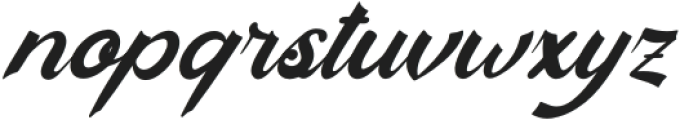 Baby Nelista Italic otf (400) Font LOWERCASE