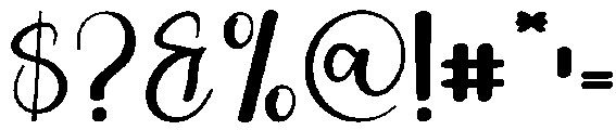 Baby Powder Regular otf (400) Font OTHER CHARS