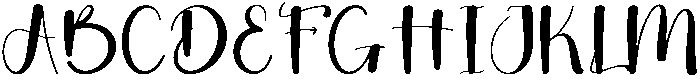Baby Powder Regular otf (400) Font UPPERCASE