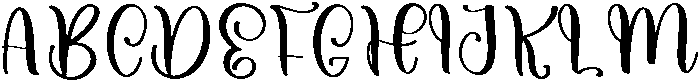 Baby Regular otf (400) Font UPPERCASE