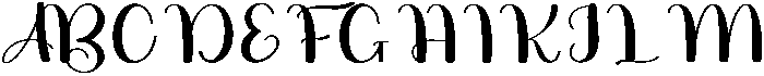Baby Regular otf (400) Font UPPERCASE