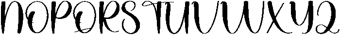 Baby Regular otf (400) Font UPPERCASE