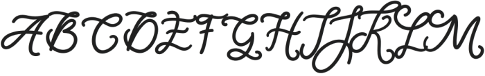 Baby Regular otf (400) Font UPPERCASE