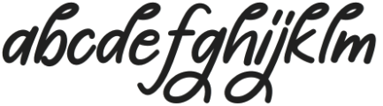 Baby Regular otf (400) Font LOWERCASE