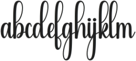 Baby Sela Regular otf (400) Font LOWERCASE