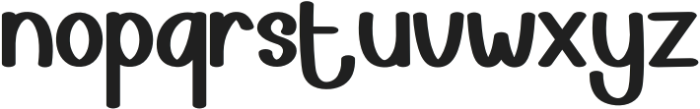 Baby Shop Regular otf (400) Font LOWERCASE