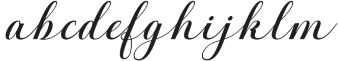 Baby Shopia Italic Regular otf (400) Font LOWERCASE