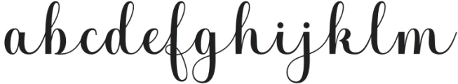 Baby Shopia Regular otf (400) Font LOWERCASE