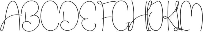 Baby Signature Regular otf (400) Font UPPERCASE