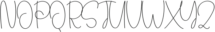 Baby Signature Regular otf (400) Font UPPERCASE