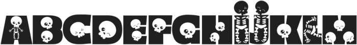 Baby Skull Regular otf (400) Font LOWERCASE