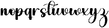 Baby Sleep Regular otf (400) Font LOWERCASE
