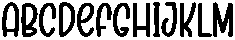 Baby Snowman Regular otf (400) FONT