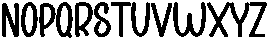 Baby Snowman Regular otf (400) Font LOWERCASE