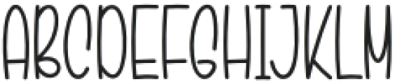 Baby Starnight Regular otf (400) Font LOWERCASE