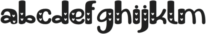 Baby Tropical Love Regular otf (400) Font LOWERCASE