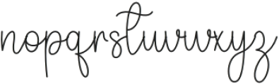 Baby Valentine Regular otf (400) Font LOWERCASE