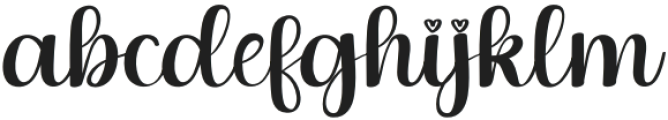 Baby Vintage Regular otf (400) Font LOWERCASE