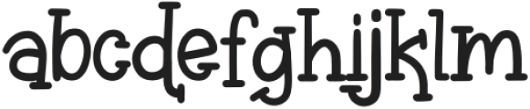 BabyPlay Regular otf (400) Font LOWERCASE