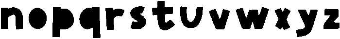Babybold Regular otf (700) Font LOWERCASE