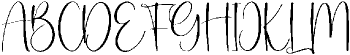 Babyday Regular otf (400) Font UPPERCASE