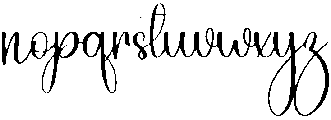 Babyday Regular otf (400) Font LOWERCASE