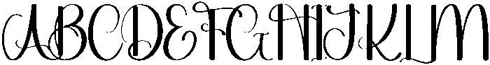 Babyday Regular otf (400) Font UPPERCASE