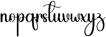 Babyface Regular otf (400) Font LOWERCASE