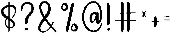 Babyish Regular otf (400) Font OTHER CHARS