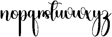 Babyish Regular otf (400) Font LOWERCASE