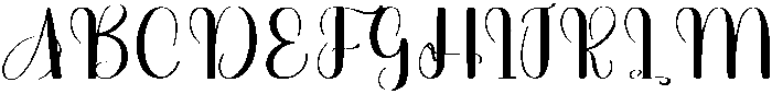 Babyish Regular otf (400) Font UPPERCASE