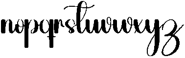 Babyish Regular otf (400) Font LOWERCASE