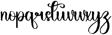 Babyish Regular otf (400) Font LOWERCASE