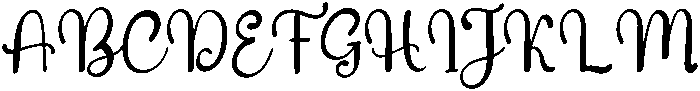 Babyish Regular otf (400) Font UPPERCASE