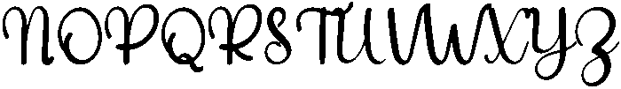 Babyish Regular otf (400) Font UPPERCASE