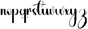 Babyish Regular otf (400) Font LOWERCASE