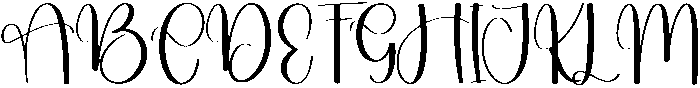 Babyish Regular otf (400) Font UPPERCASE