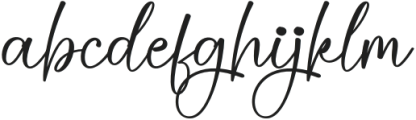 Babyish Regular otf (400) Font LOWERCASE