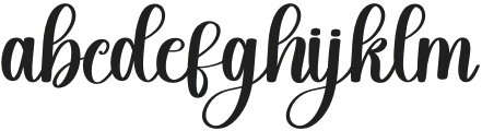 Babykids Regular otf (400) Font LOWERCASE