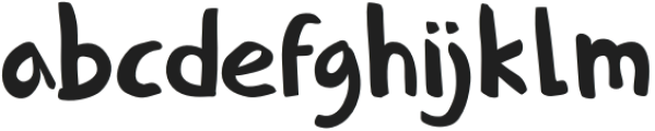 Babykorn Regular otf (400) Font LOWERCASE