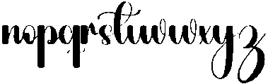 Babylone Regular otf (400) Font LOWERCASE