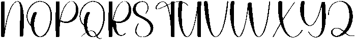 Babylove Regular otf (400) Font UPPERCASE