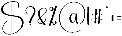 Babylove Regular otf (400) Font OTHER CHARS
