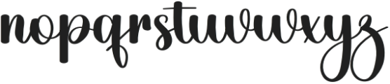 Babysanta Regular otf (400) Font LOWERCASE