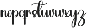 Babystyle Regular otf (400) Font LOWERCASE