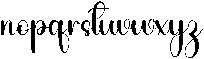 Babytime Regular otf (400) Font LOWERCASE