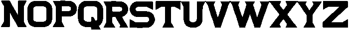Bacaghi Regular otf (400) Font UPPERCASE