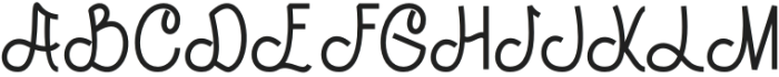 Bacakno Regular otf (400) Font UPPERCASE