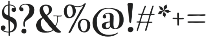 Bach Black otf (900) Font OTHER CHARS