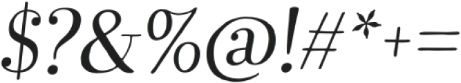 Bach Bold It otf (700) Font OTHER CHARS